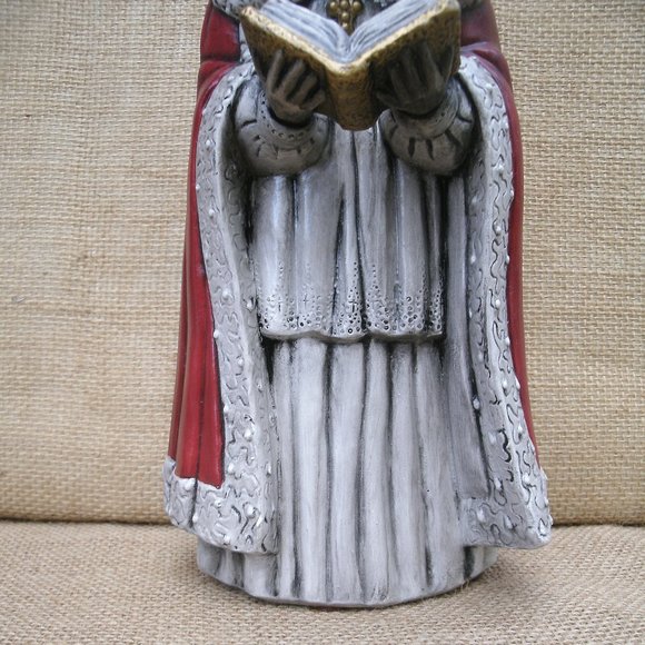 Vintage Handmade St. Nicholas Ceramic Figurine - Picture 13 of 16